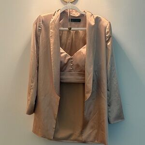 House  of Harlow Two-Piece Jacket & Bustier Set